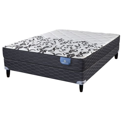 Sommier y Colchón de Resortes 2 Plazas Serta Branson 140x190