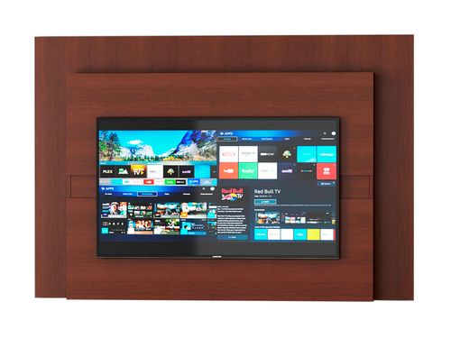 Panel Colgante Para Tv Led / Lcd 128 Mosconi Melamina Tabaco