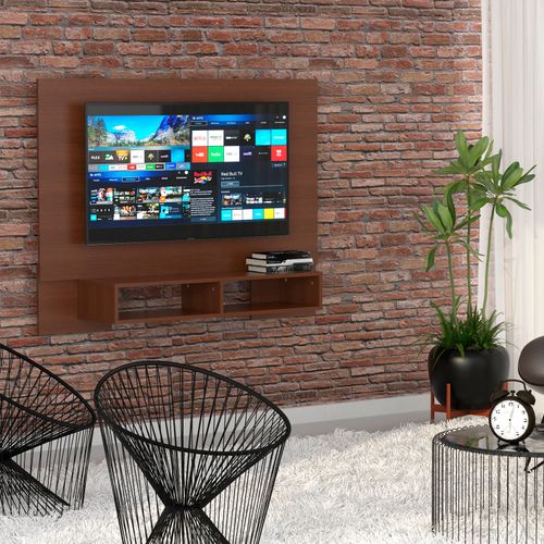 Panel Colgante 129 Mosconi De Pared Para Tv Led / Lcd Tabaco