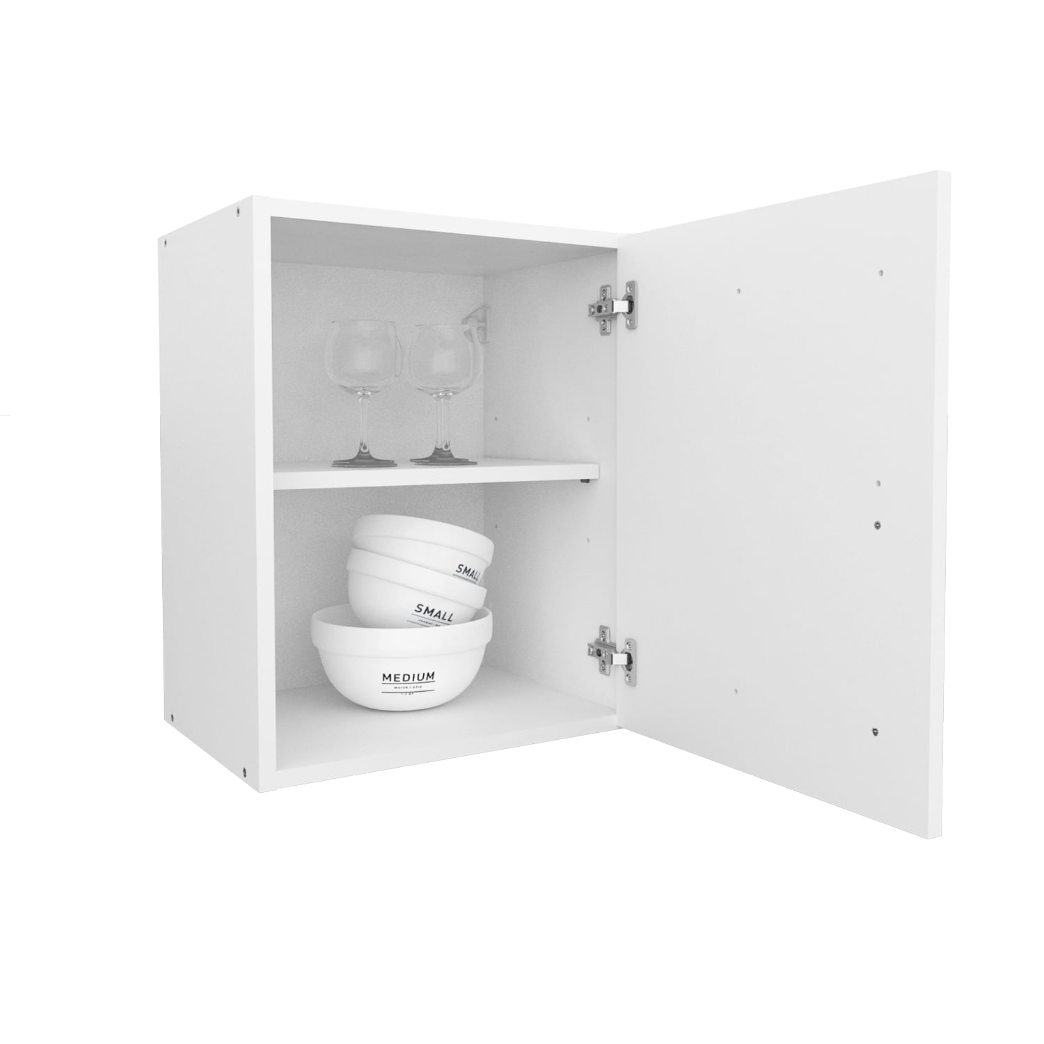 MÓDULO ALACENA 40 cm. EXPRESS MELAMINA GABINETE COCINA Blanco