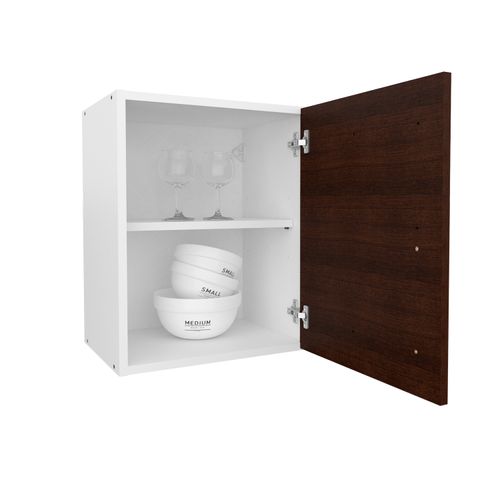 MÓDULO ALACENA 40 cm. EXPRESS MELAMINA GABINETE COCINA Blanco (Wengue)
