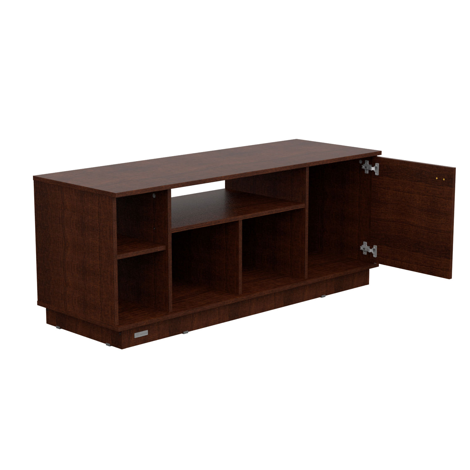 Rack Mueble De TV Dakar Melamina Mesa TV Wengue