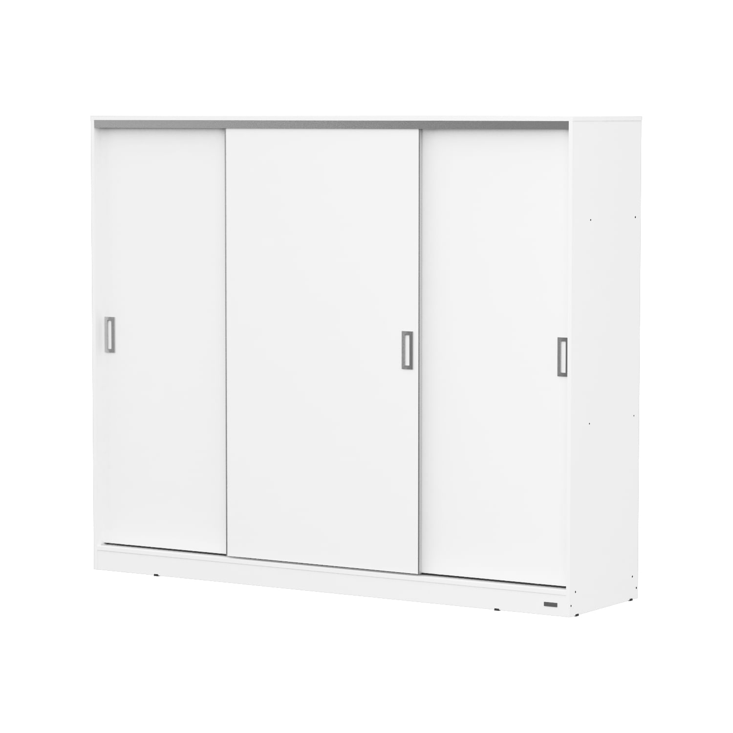 Placard 3 Puertas Corredizas Dakar 2,20 Mts. Guía Suave Blanco