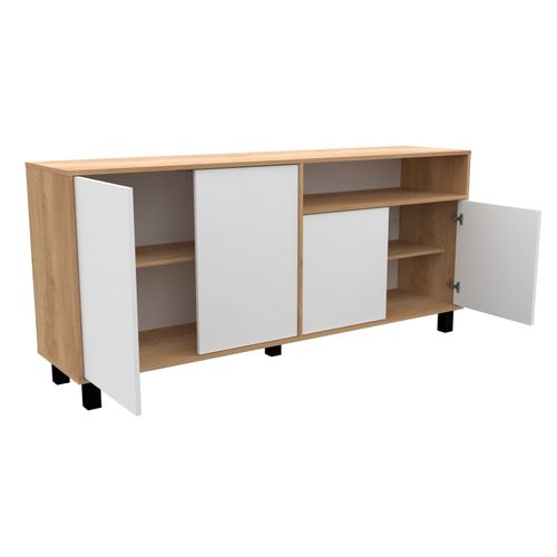 VAJILLERO 4 PUERTAS BAHIUT DOORS MOSCONI Nebra Nat (Blanco)