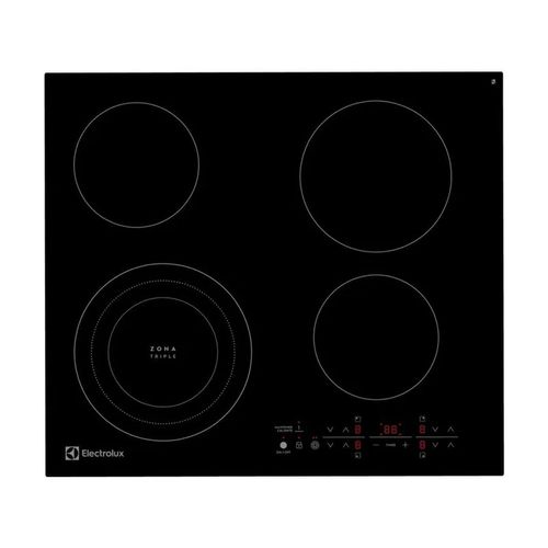 Anafe Electrolux 60cm Etef24 Vitro 4h Negro