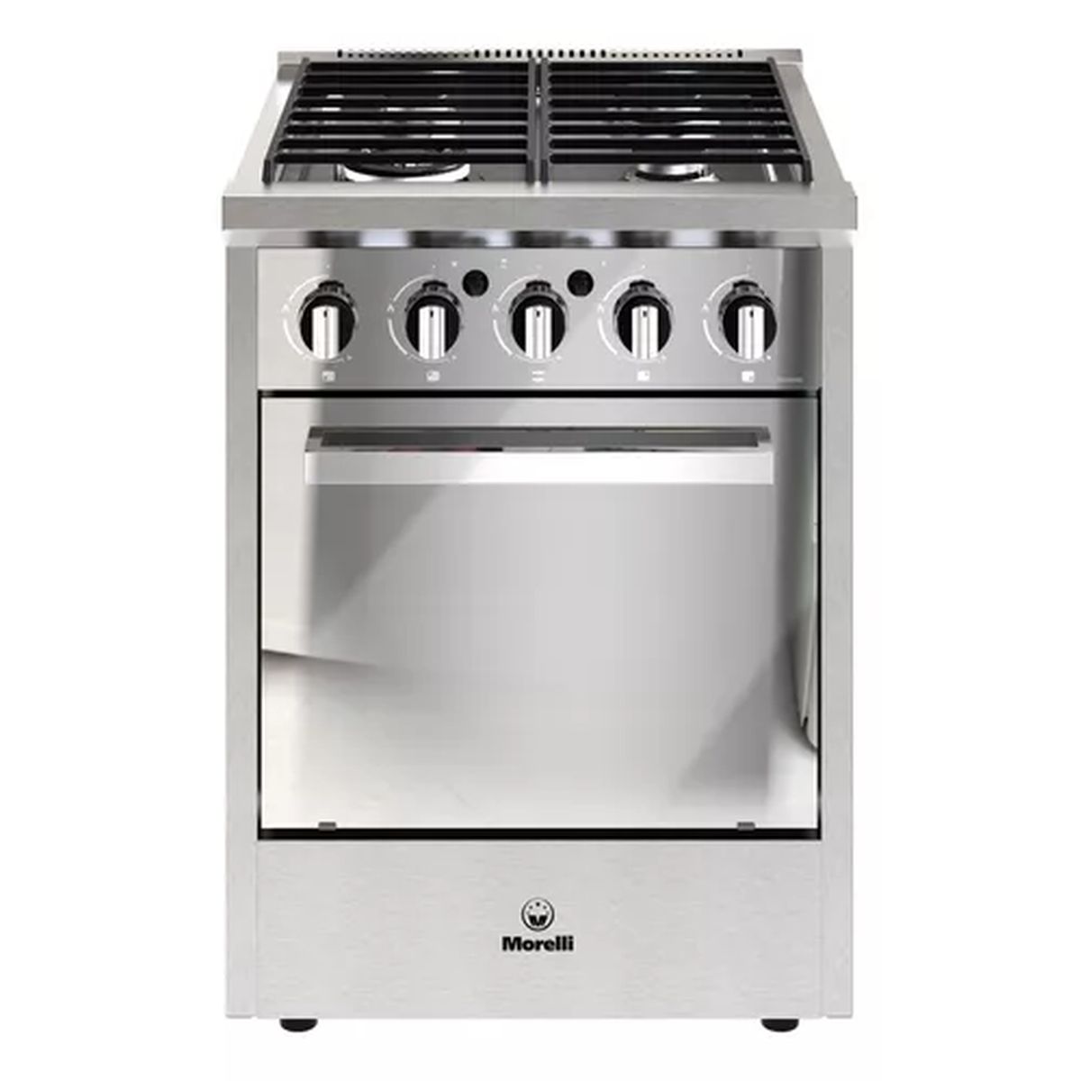 Cocina Morelli 60 cm 18022 Zafira 600 Inox Encendido Eléctrico