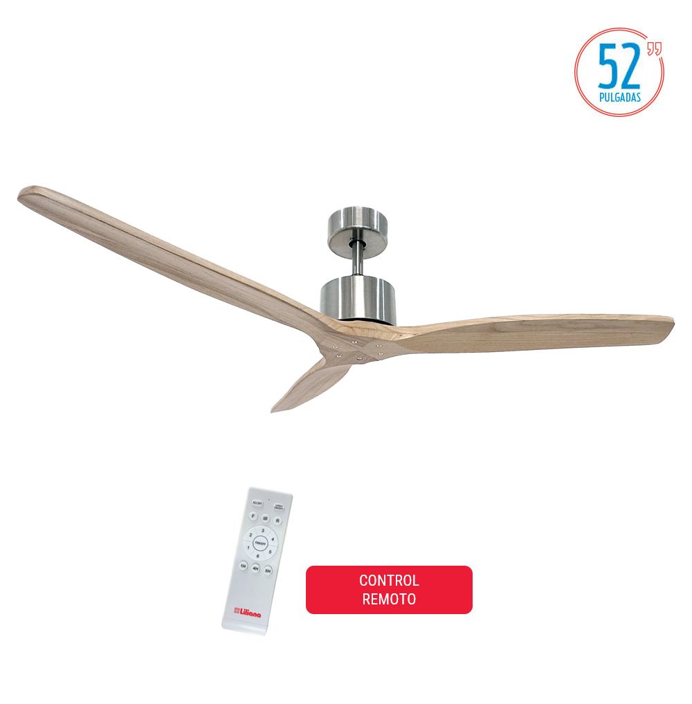 Ventilador De Techo Liliana 52" Vthm501 6v 40 W