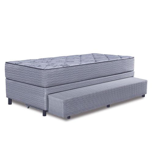 Conjunto Bicama Resortes 1 Plaza Zafiro Ales 90x190