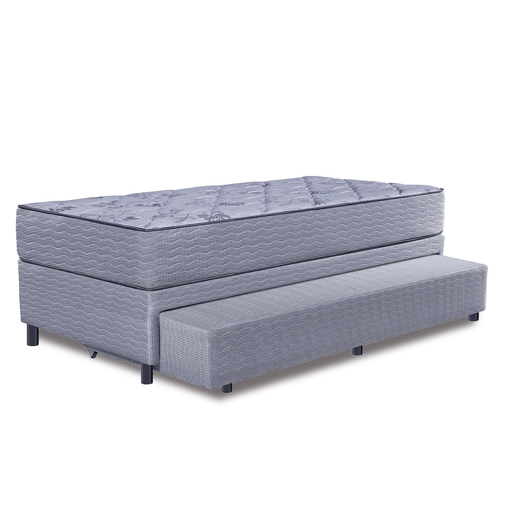 Conjunto Bicama Resortes 1 Plaza Zafiro Ales 90x190