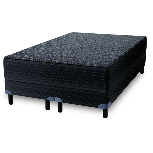 Sommier y colchón de Espuma de Alta densidad Super King Size Zafiro Linde Premium 200x200