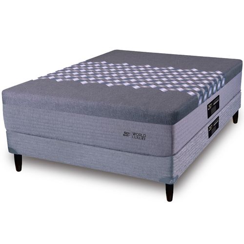 Sommier y Colchón de Resortes 2 Plazas King Koil Kingsbury 140x190
