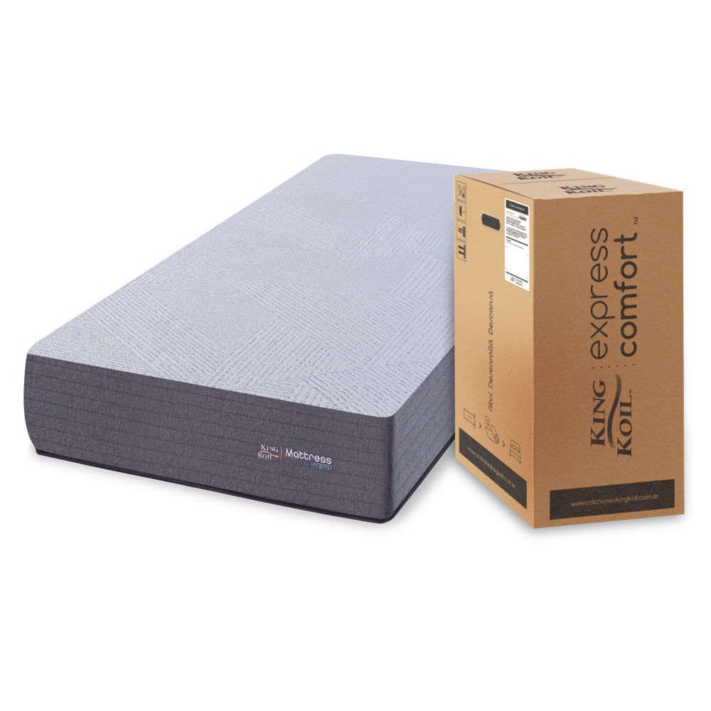 Colchón en Caja 1 plaza King Koil G-Hybrid 90x190