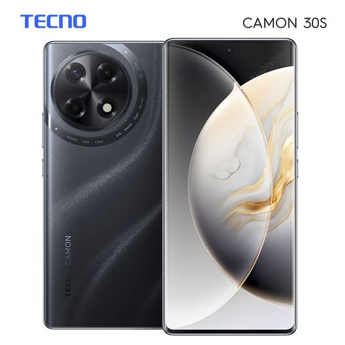 Celular Tecno Mobile Camon 30s Black 6/128gb 6.78"