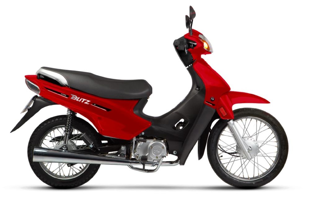 Motocicleta Motomel Blitz 110 Base One V8-B110 Rojo Cbs
