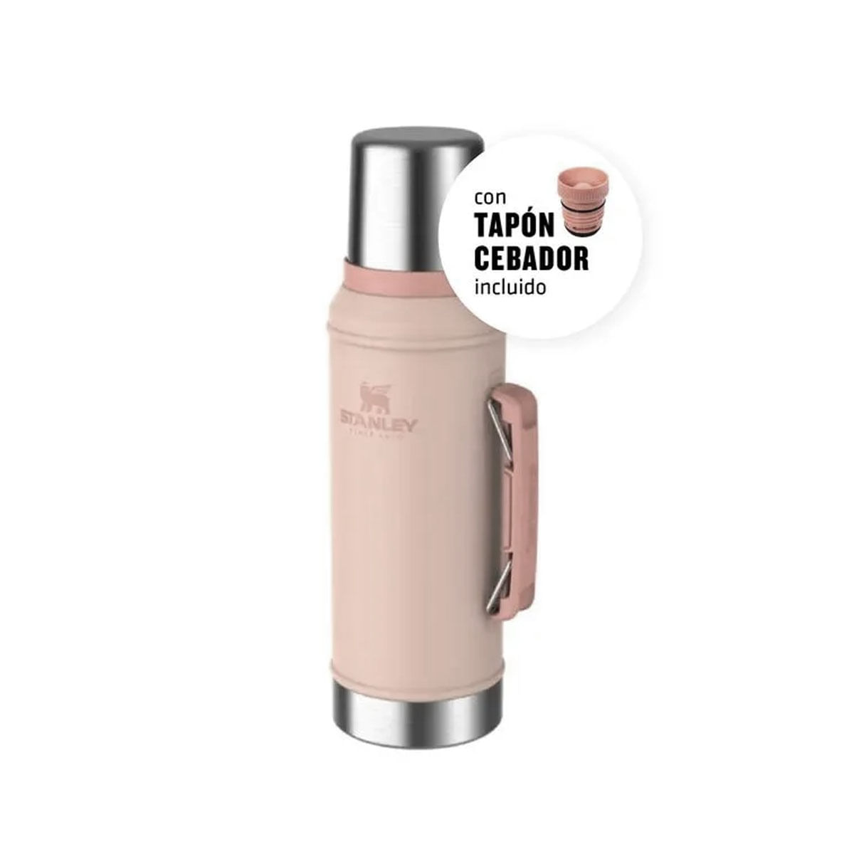 Termo Stanley 950ml Acero Rosa