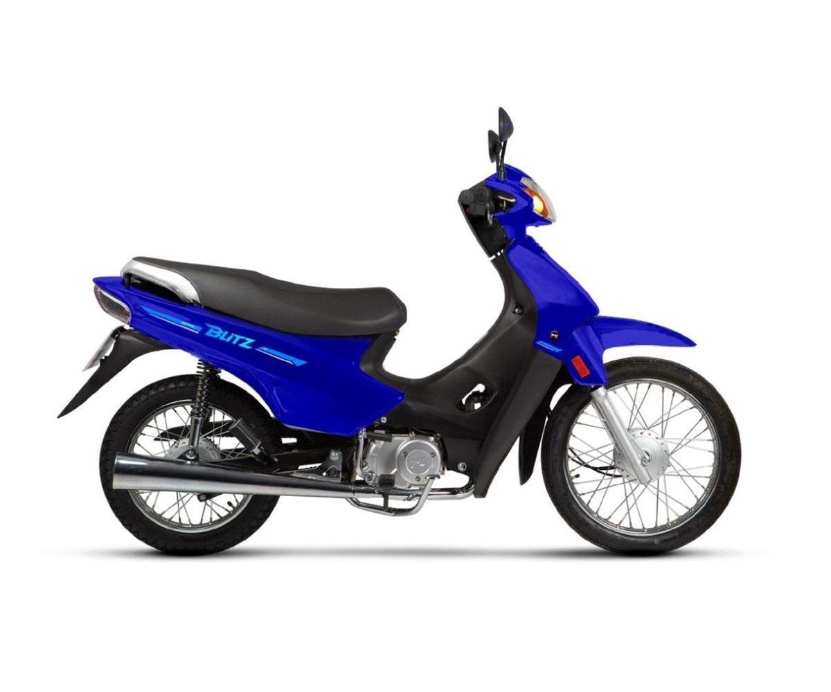 Motocicleta Motomel Blitz 110 Full One Aleac V8 Azul Cbs
