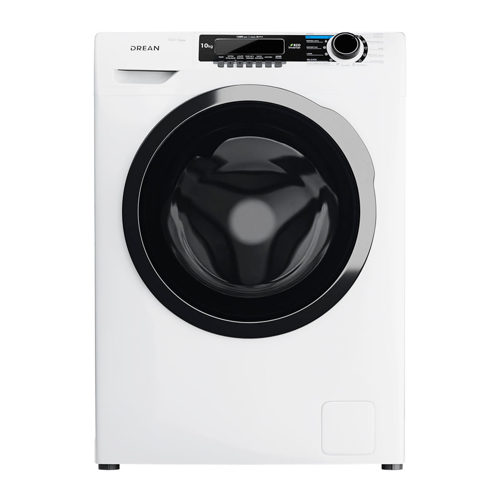 Lavarropas Drean 10kg Lfdr1012sb0 10.12 1200rpm Blanco Inverter