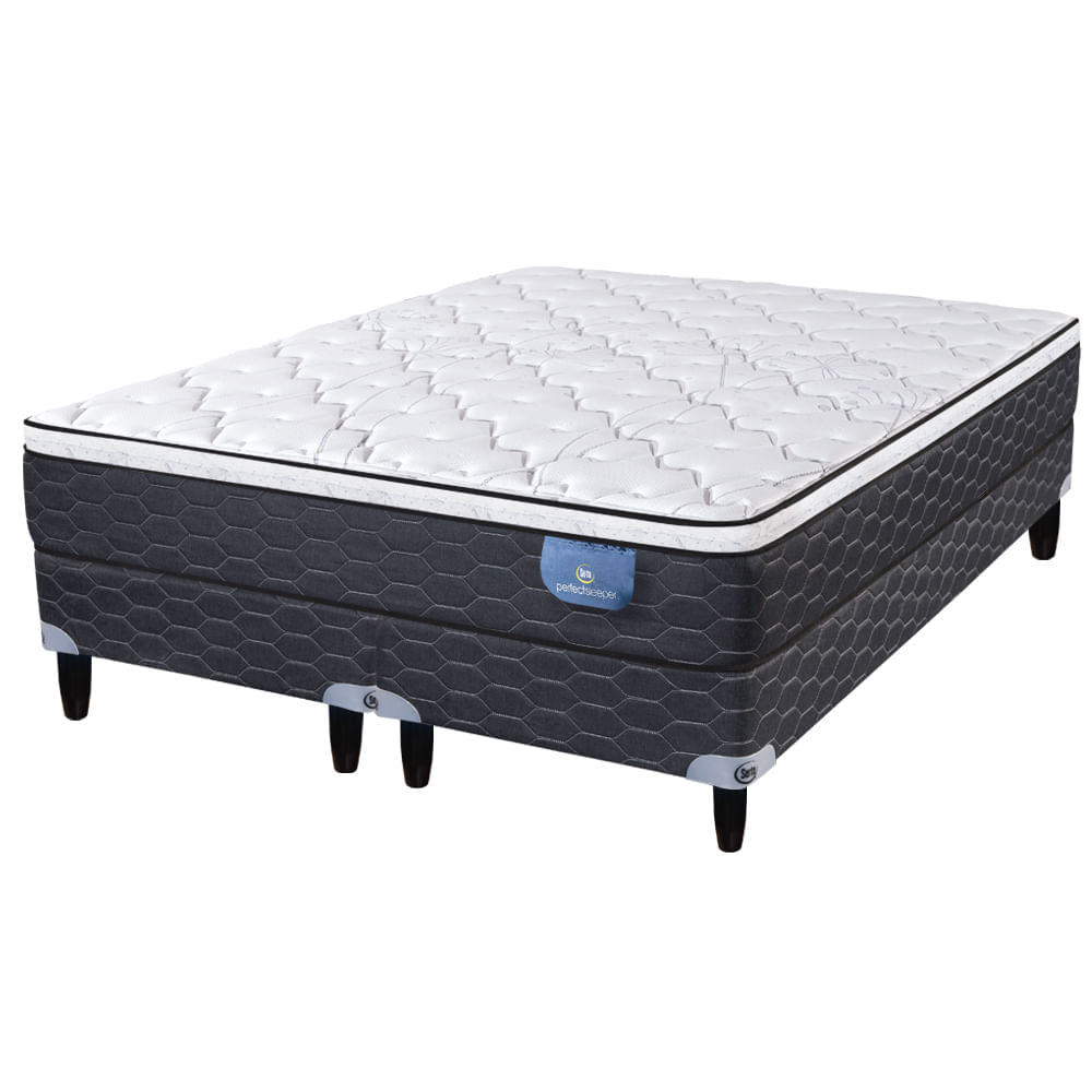 Colchón de Resortes King Size Monett Confort 200x200 con SOMMIER DE REGALO