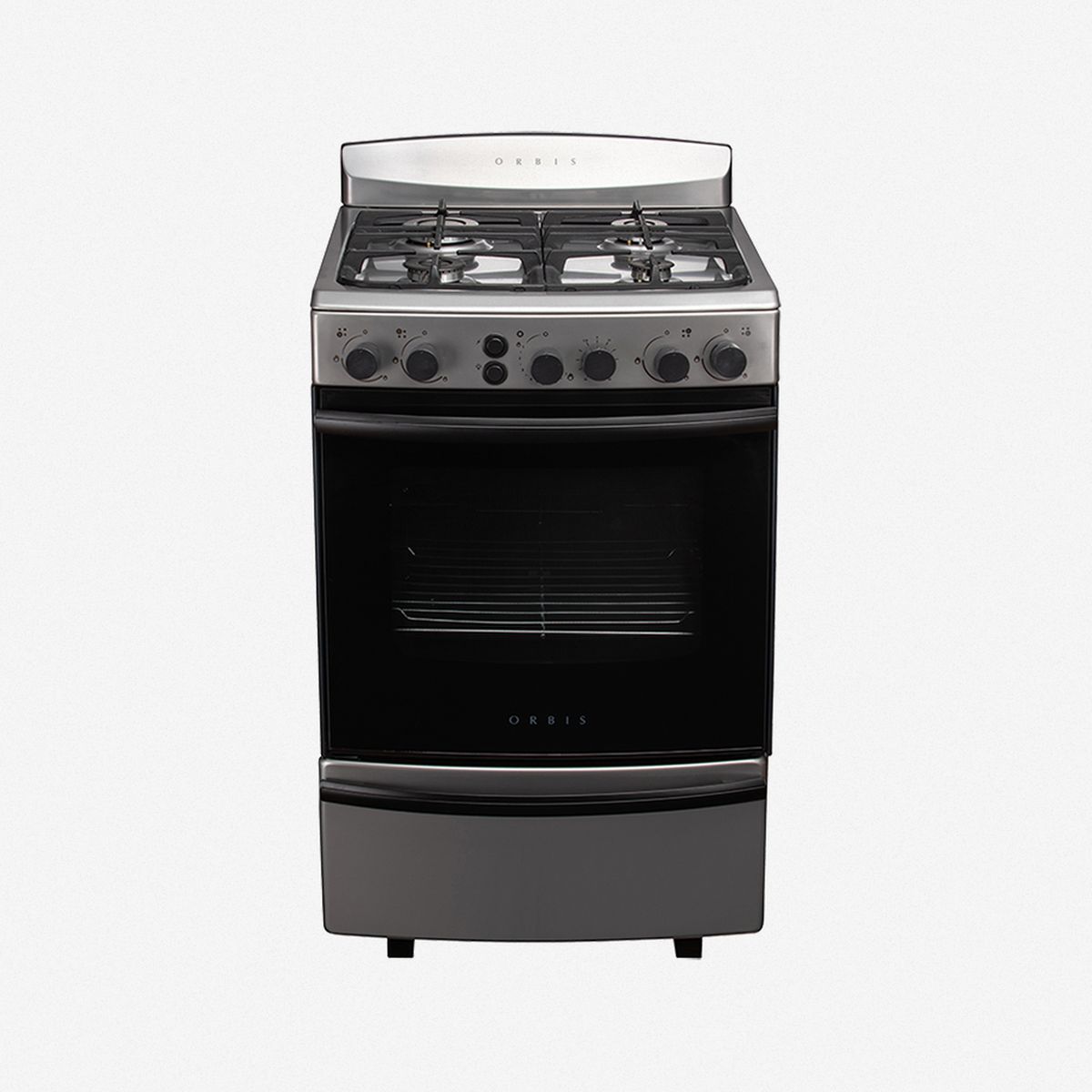 Cocina Orbis 55cm 968ac4 Inox 4horn Luz Enc/Elect
