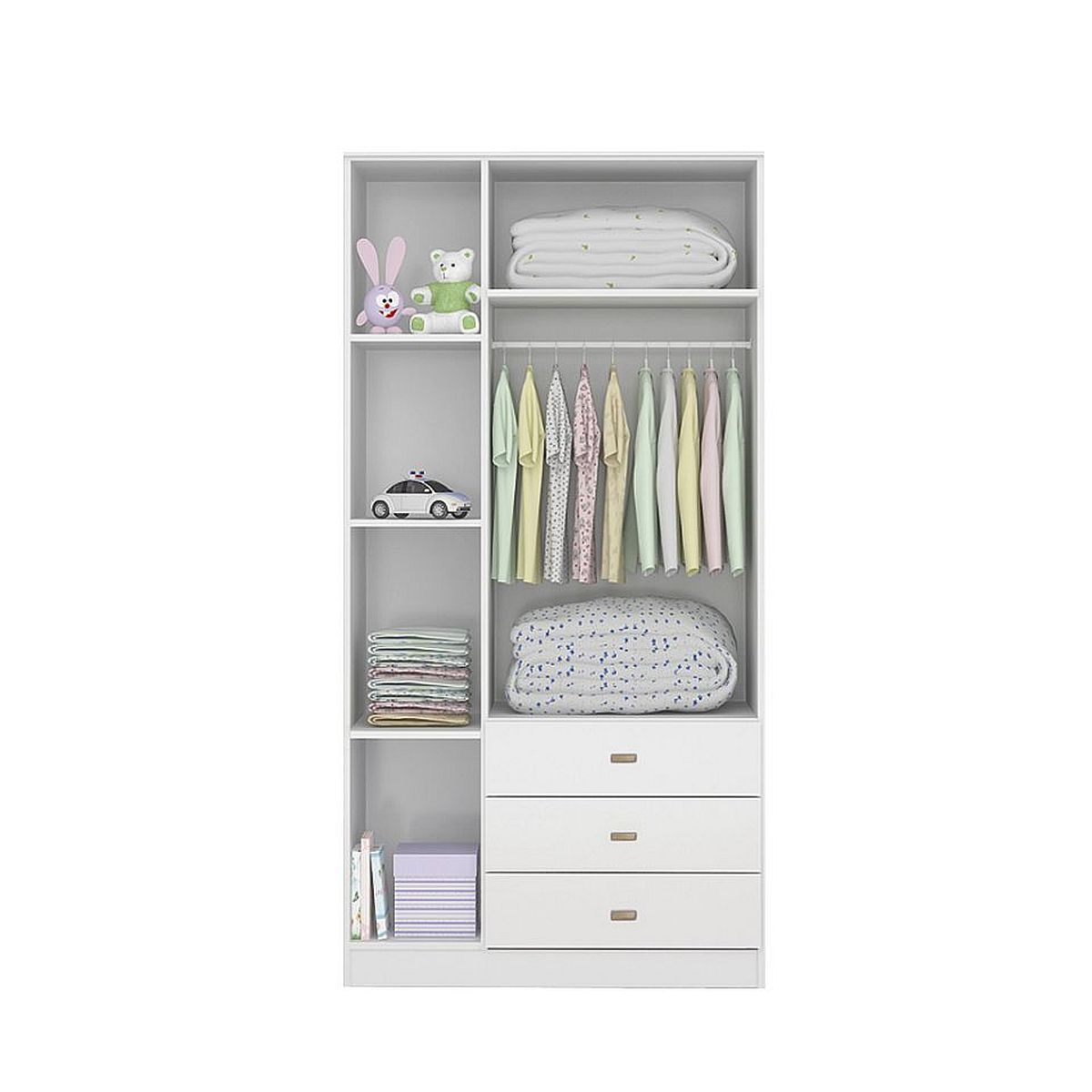 Ropero Ditalia 3 Puertas Bb-322
