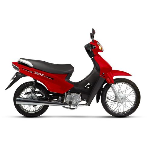 Motocicleta Motomel Blitz 110 Automatica Rojo Cbs