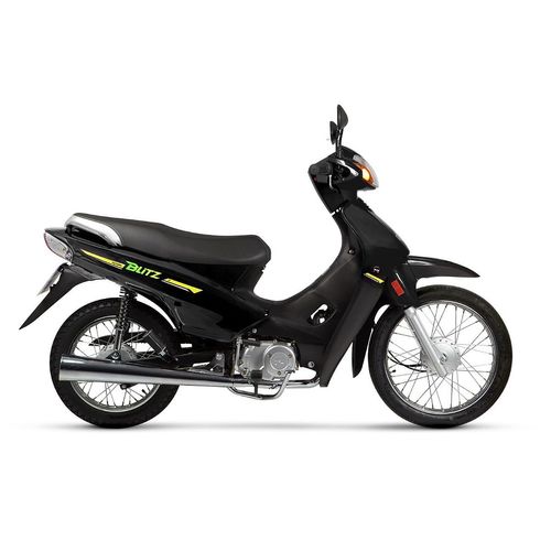 Motocicleta Motomel Blitz 110 Full One Aleac V8 Negro Cbs