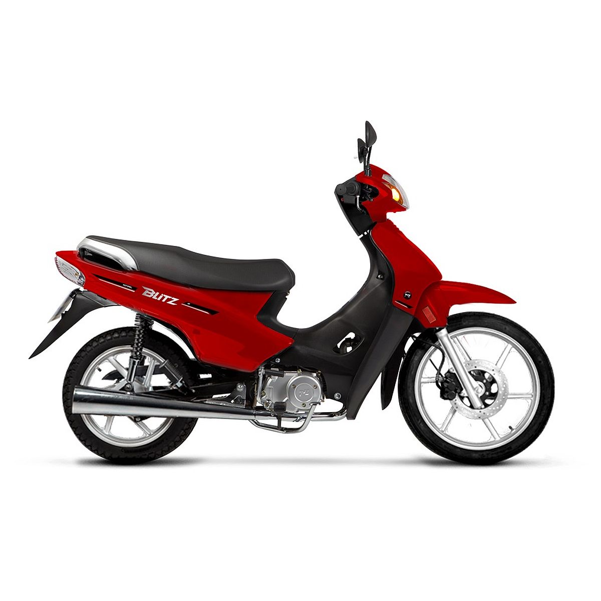 Motocicleta Motomel Blitz 110  Full One Aleac V8 Rojo Cbs