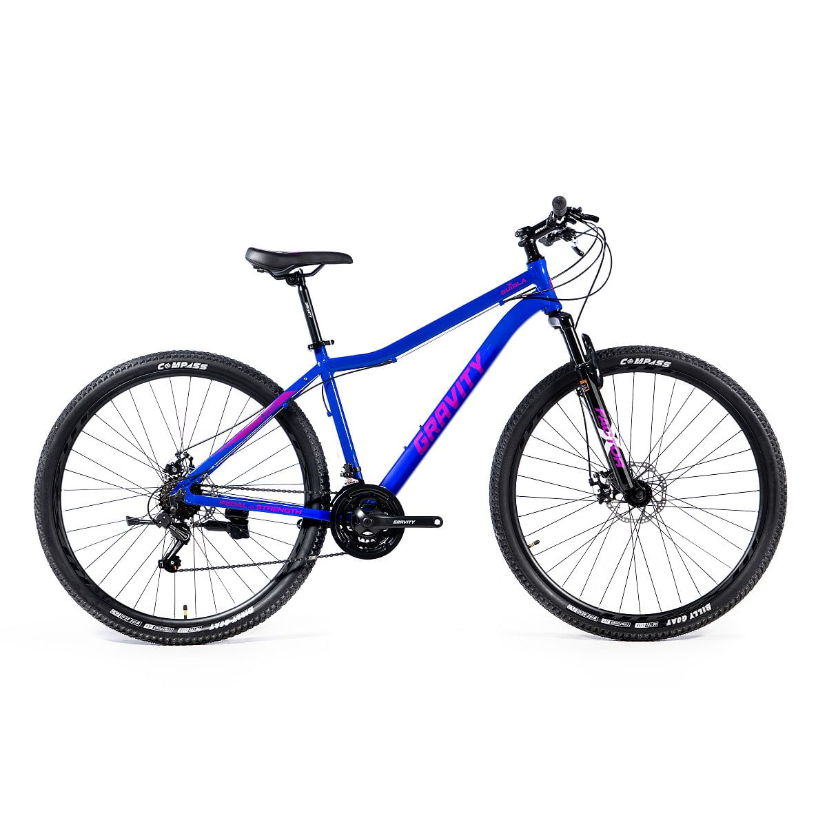 Bicicleta Gravity R29 Guirla D. Aluminio Shim Tourney 21v