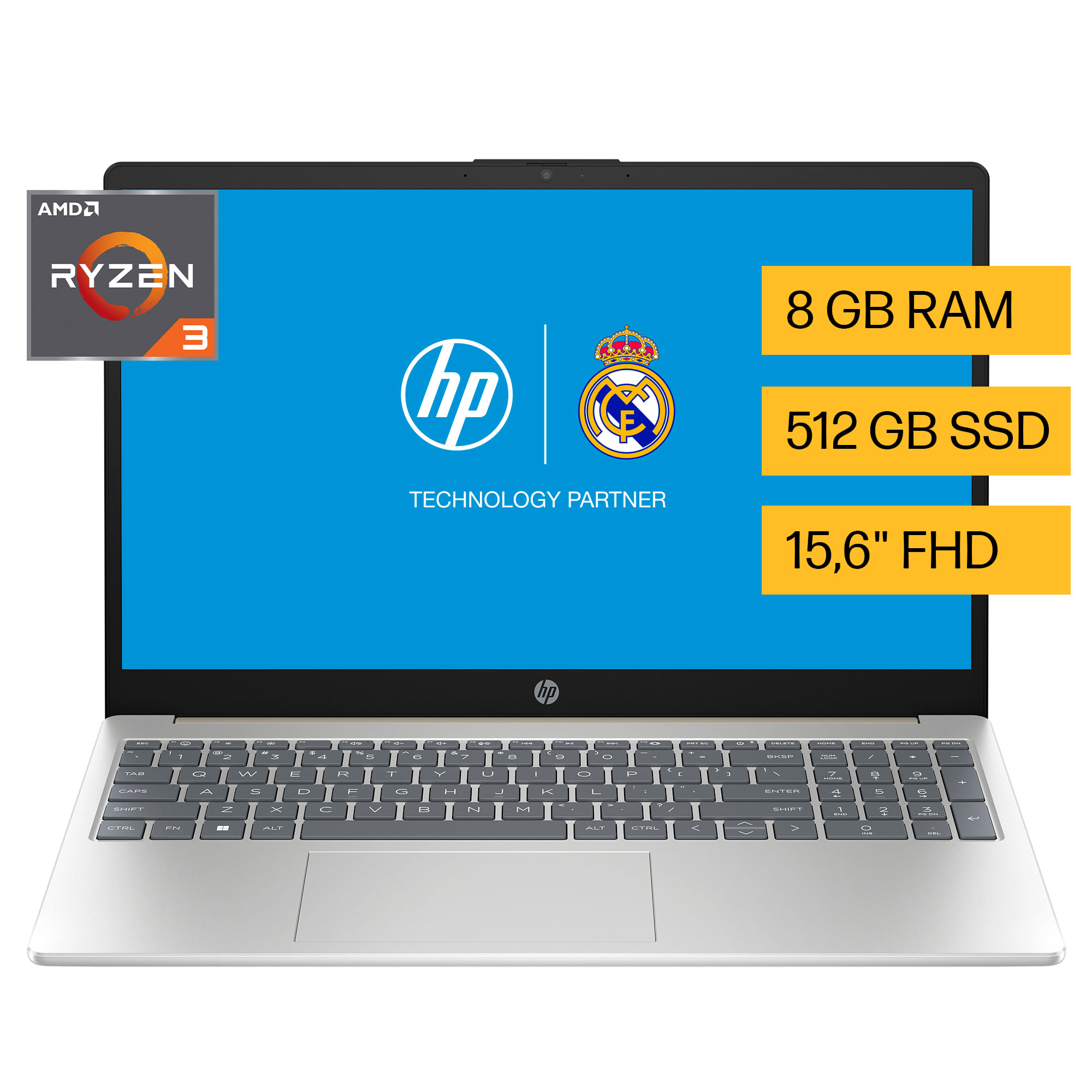 Notebook Hp 15-Fc0075la R3 15.6" 8gb 512gb