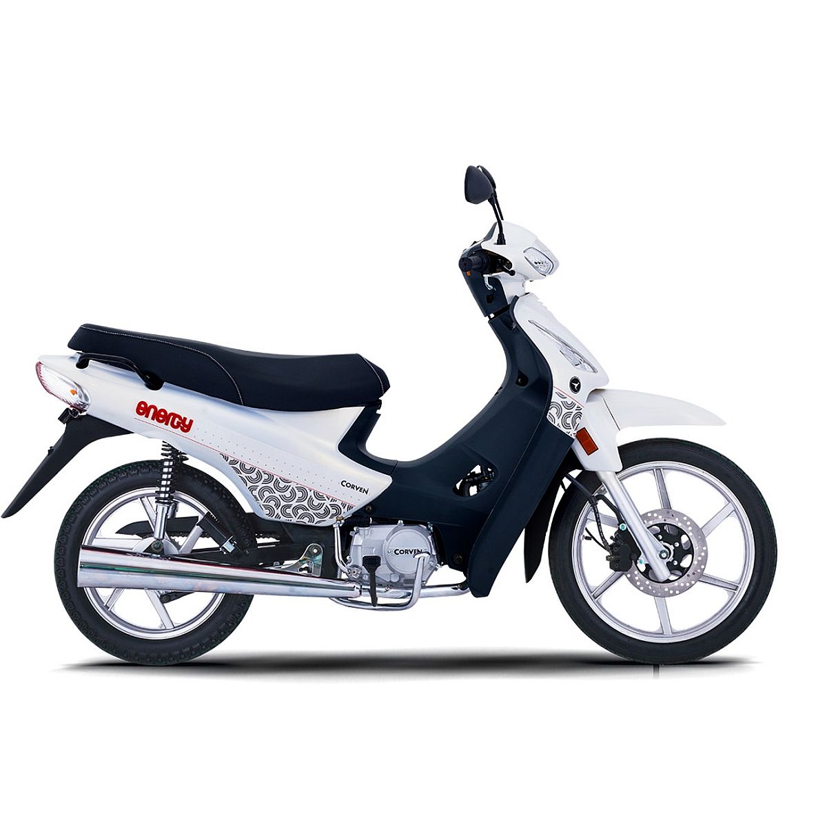 Motocicleta Corven Energy 110 Ad Cbs Blanco