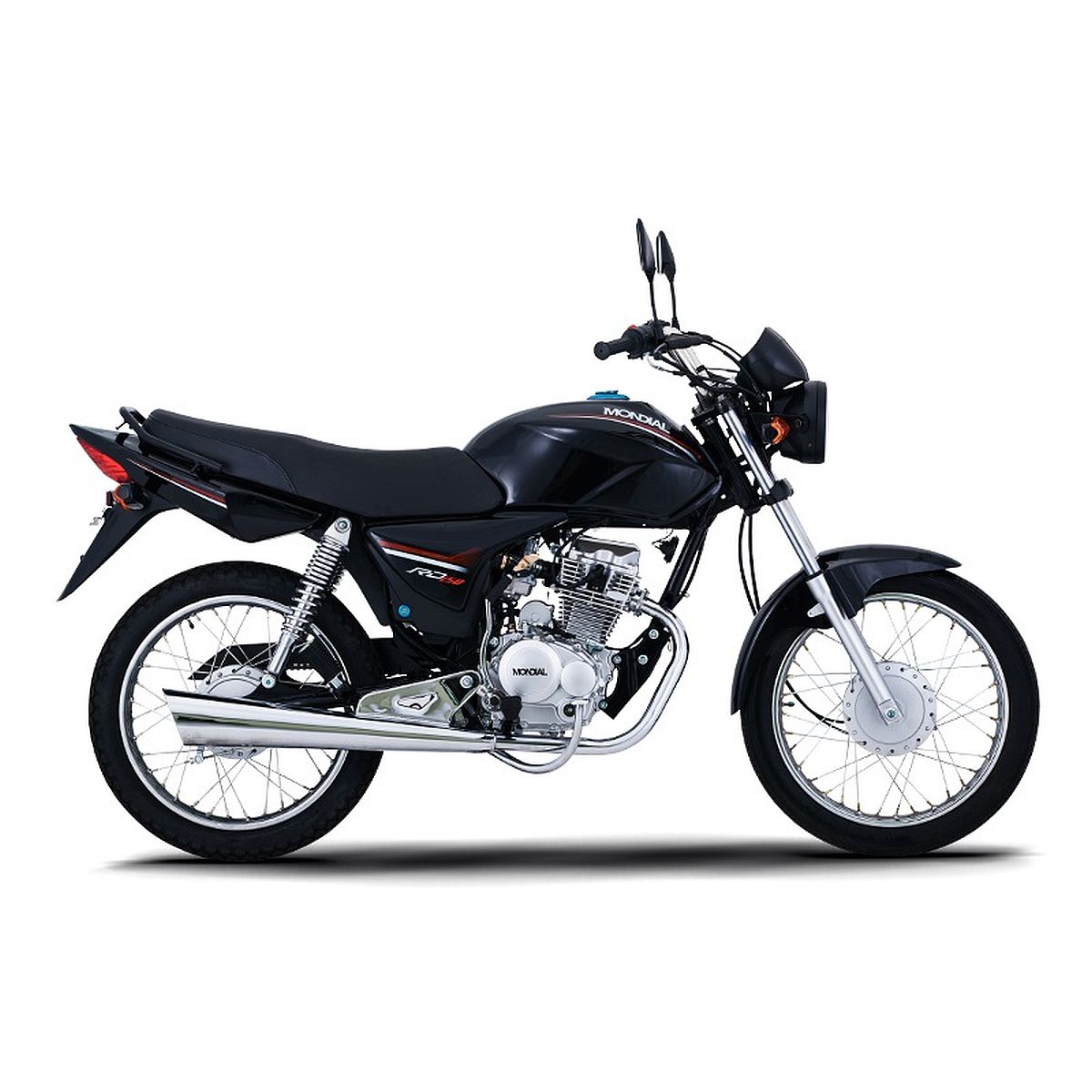 Motocicleta Mondial Rd 150 Rt 150cc 4t Cbs Negro