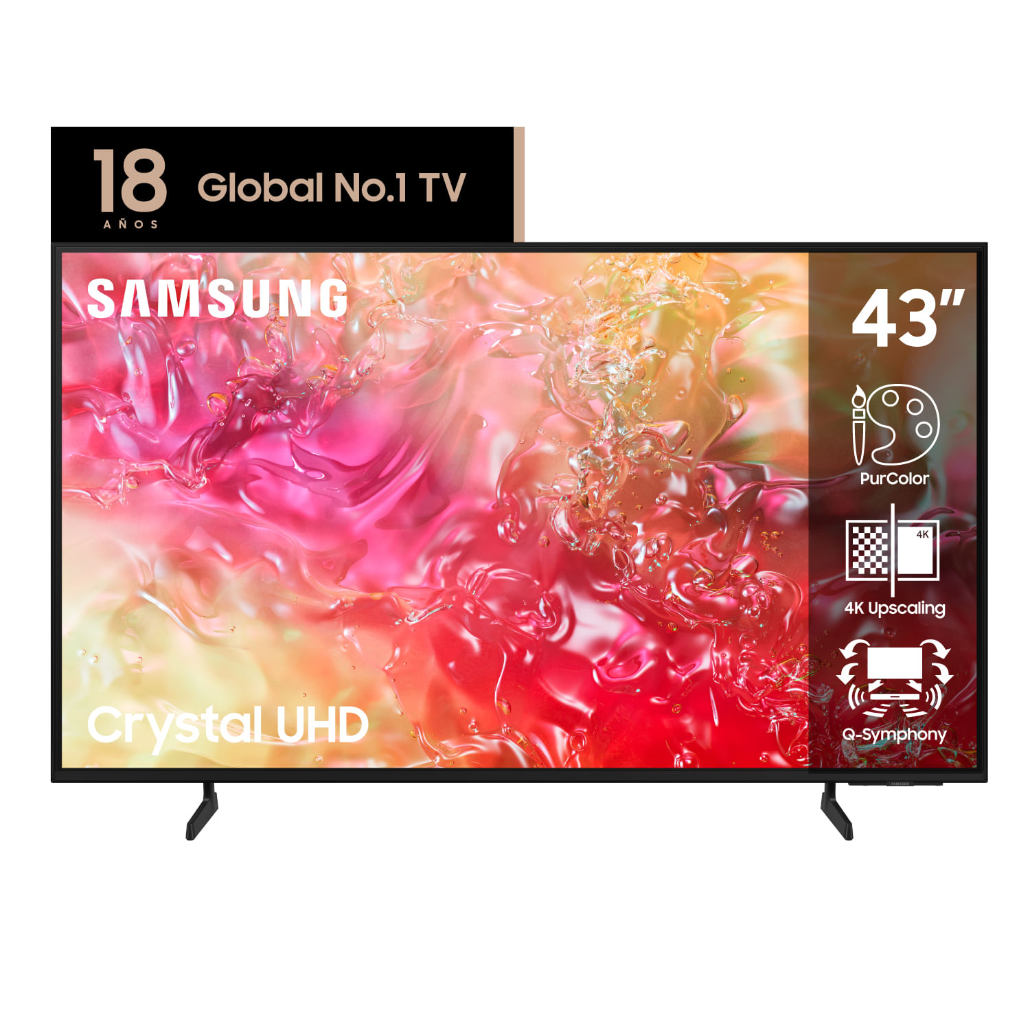 Smart Tv Samsung 43 Cdu7000 Crystal 4k Hdr Bt Tisen