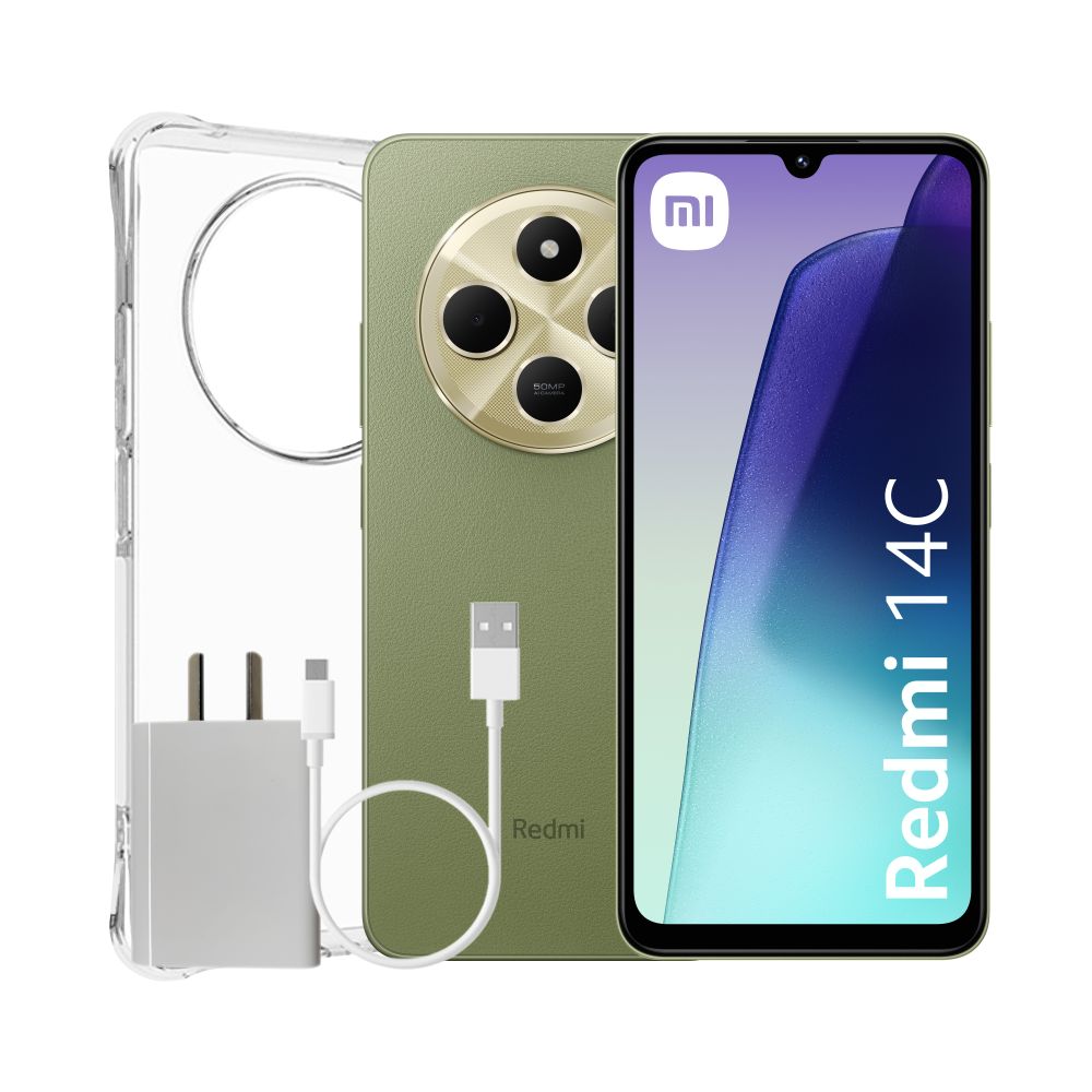 Celular Xiaomi Redmi Note 14c Green 4/128 6.88"