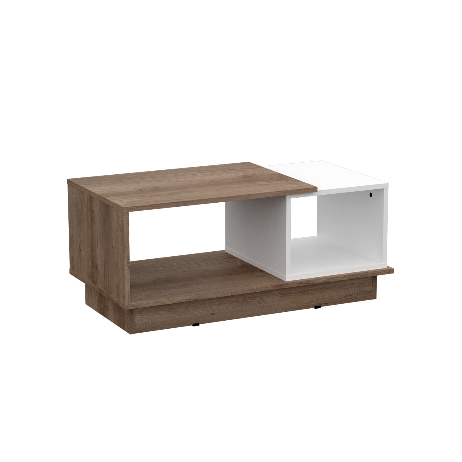 Mesa Ratona Milenial Mesa De Centro Living Nebraska Gris (Blanco)