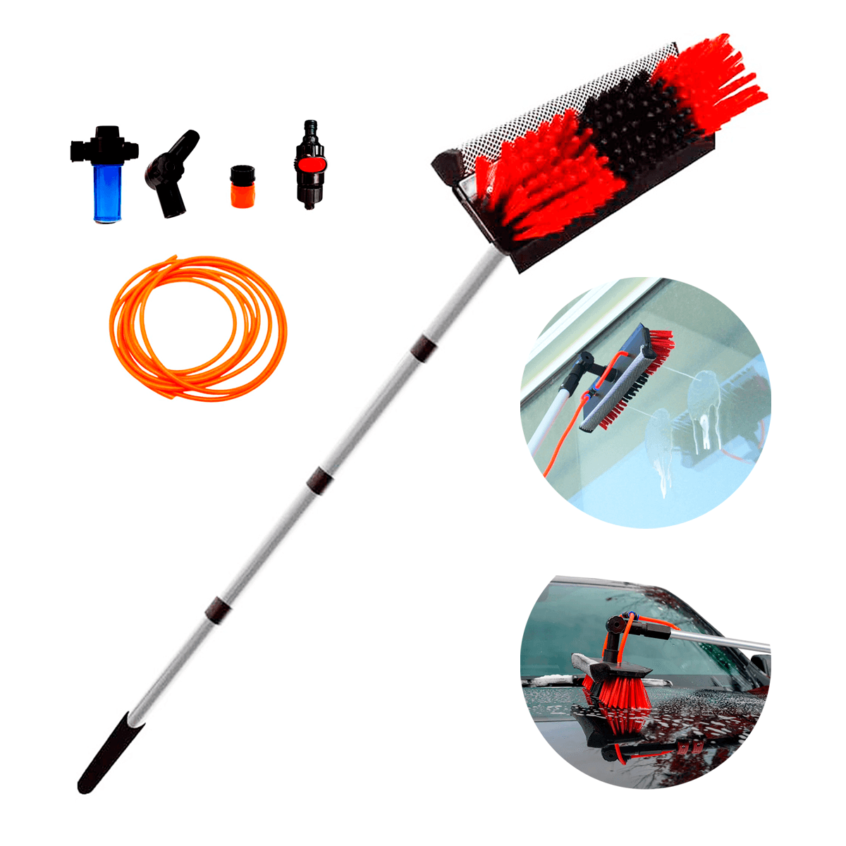 Cepillo Hydrocleaner extensible para alturas
