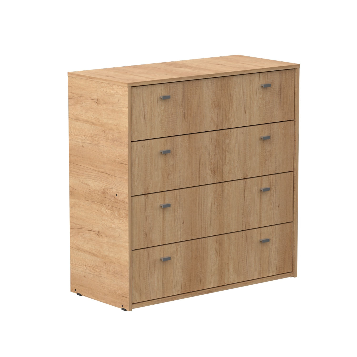 Cómoda Cajonero Mosconi Nature 4 Cajones Melamina Nebraska Natural
