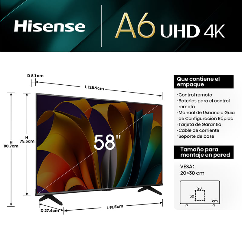 Foto 3 TV Hisense 58A64N.jpg