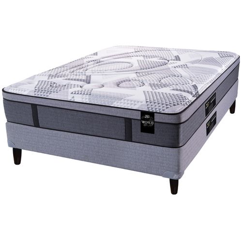 Sommier y Colchón de Resortes 2 Plazas King Koil 120 Gold Luxury Pocket 150x190