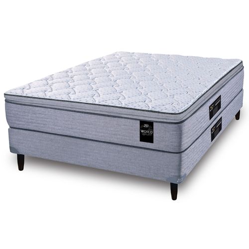 Sommier y Colchón de Resortes 2 plazas King Koil Kensington 150x190