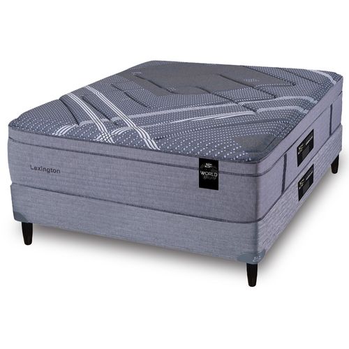 Sommier y Colchón de Resortes 2 plazas King Koil Lexington 150x190