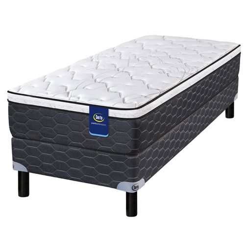 Sommier y Colchón de Resortes 1 Plaza Monett Pocket 80x190 cm