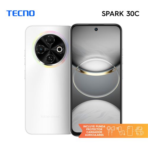 Celular Tecno Mobile Spark 30c White 4/128gb 6.67"