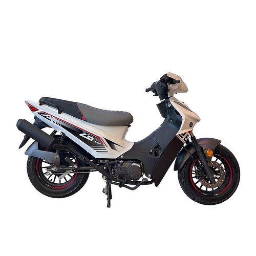 Motocicleta Zanella Due 125 Sport Full Cbs Pearl White