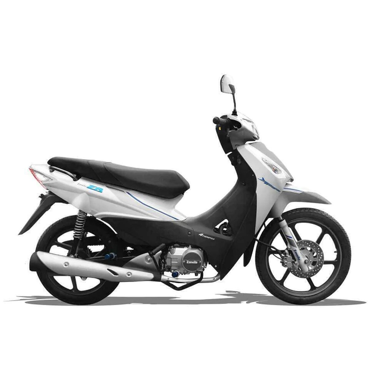 Motocicleta Zanella Zb 110 Z3 Full Cbs Pearl White