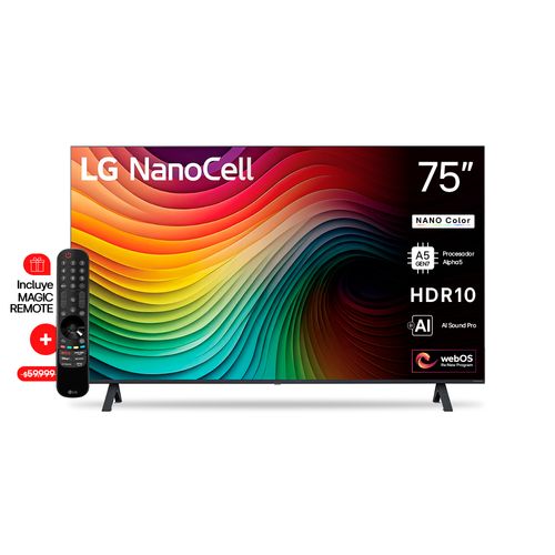 Smart tv LG 75 Nano80tsa Smart 4k Nano Cell Bt