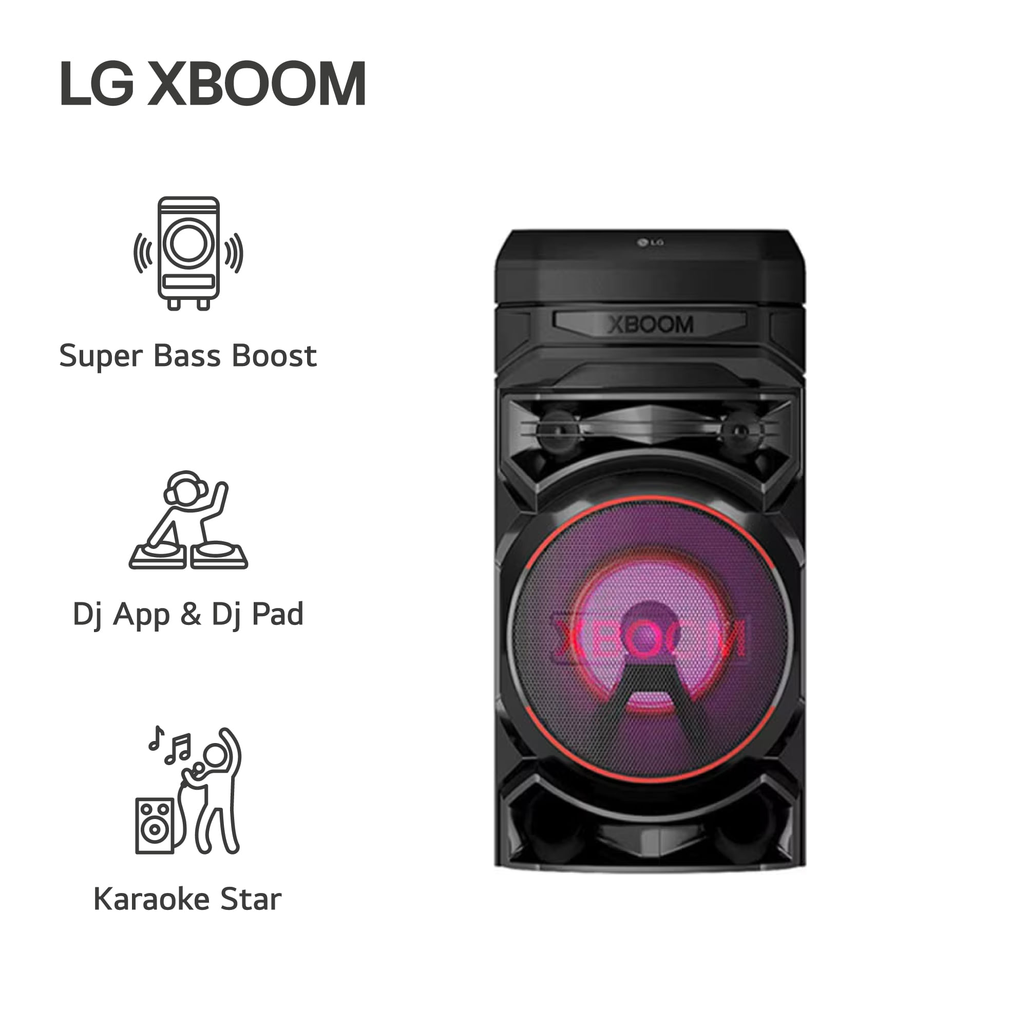 Parlante LG Portatil Rnc5 Xboom Bt Usb Fm