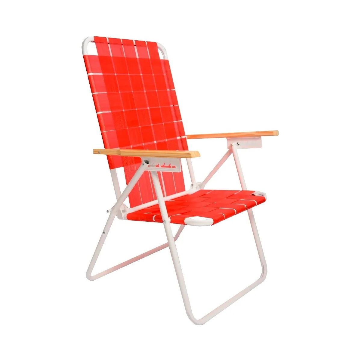 Reposera Descansar Plegable C/Cintas 5 Pos