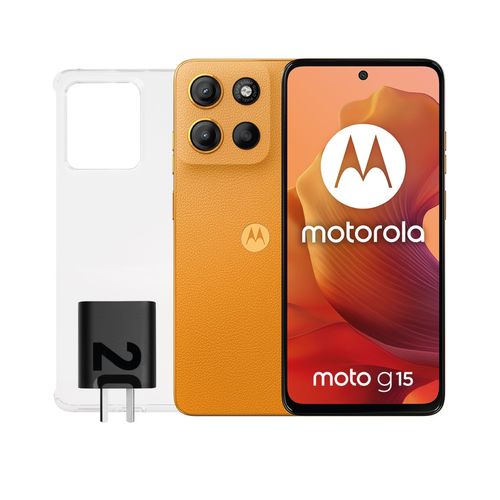 Celular Motorola Moto G15 Se Naranja 4/256gb 6.72"