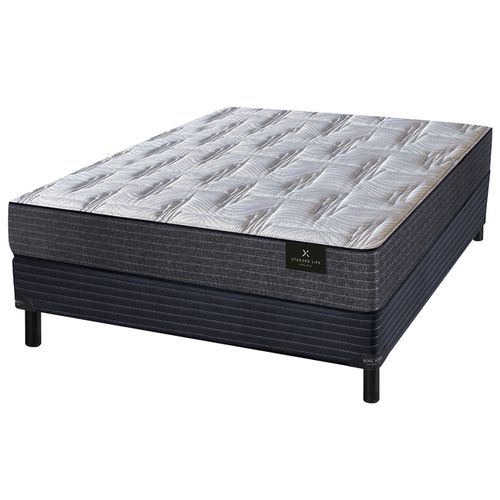 Conjunto Sommier y Colchón de resortes King Koil XL Ext. Life de 2 plazas 140x190 cm