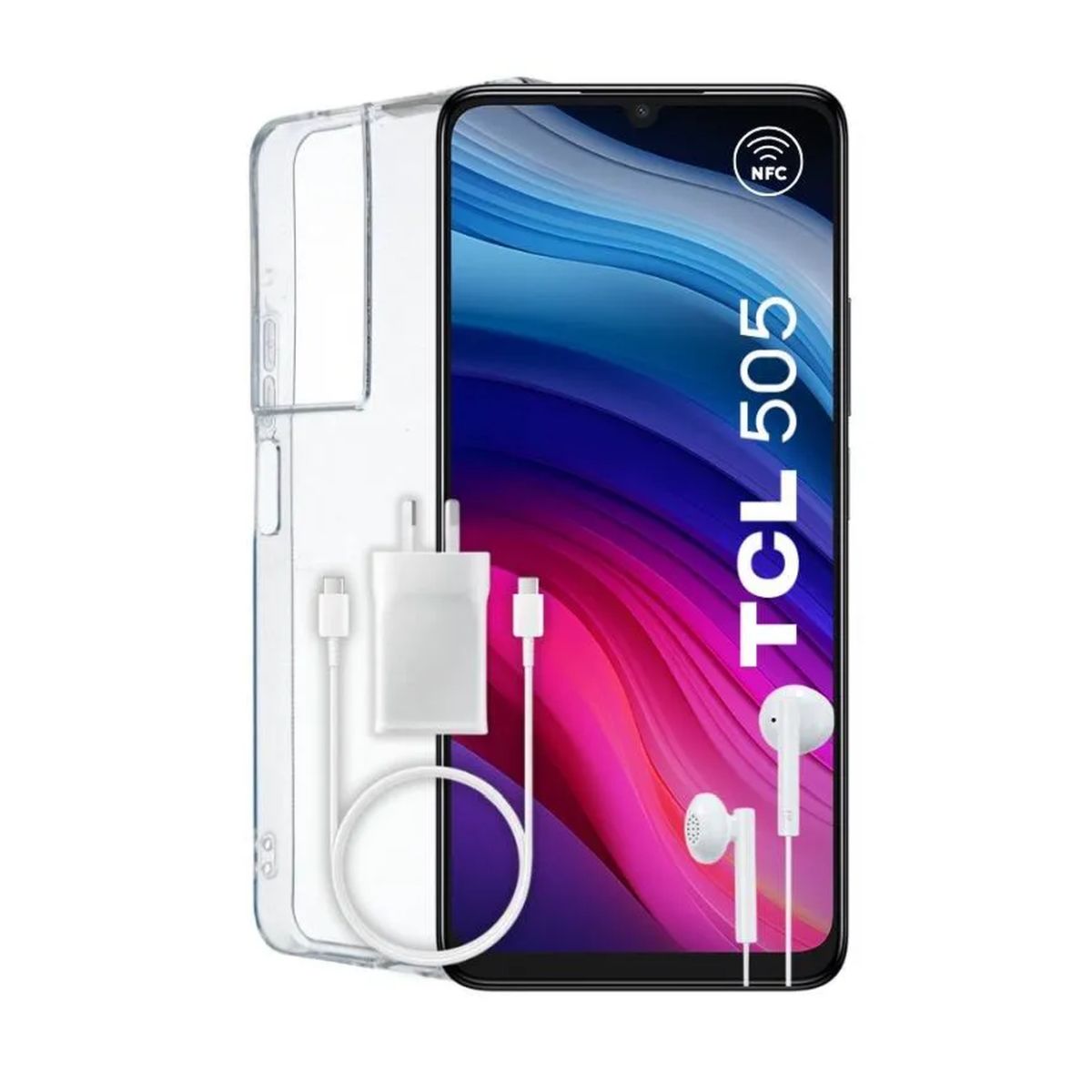 Celular Tcl 505 Nfc Ocean Blue 4/128gb 6.75"